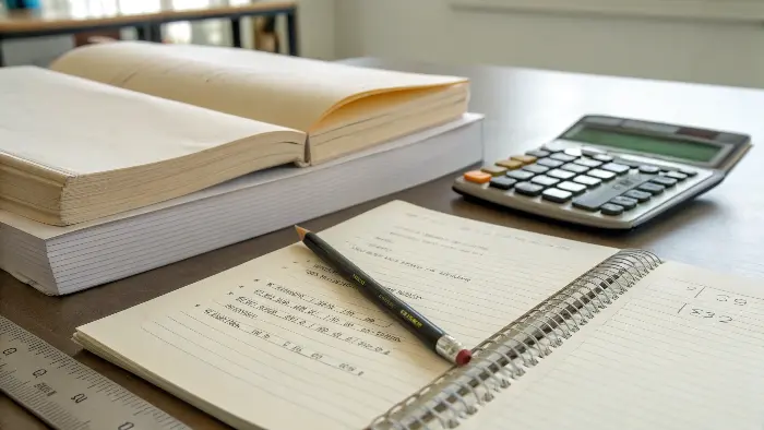 Image placeholder of a calculator and paper, symbolizing signature calculation