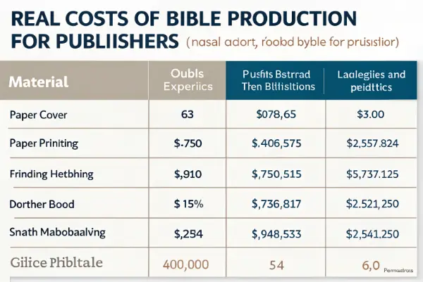 A close-up of different Bible paper textures and cover materials.
