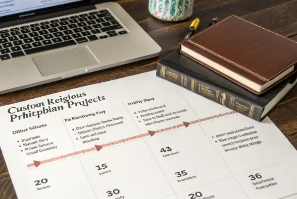 planning a production schedule for religious books