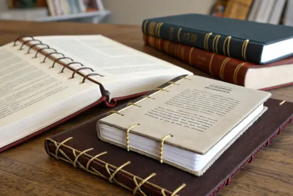 Hymnal binding types comparison